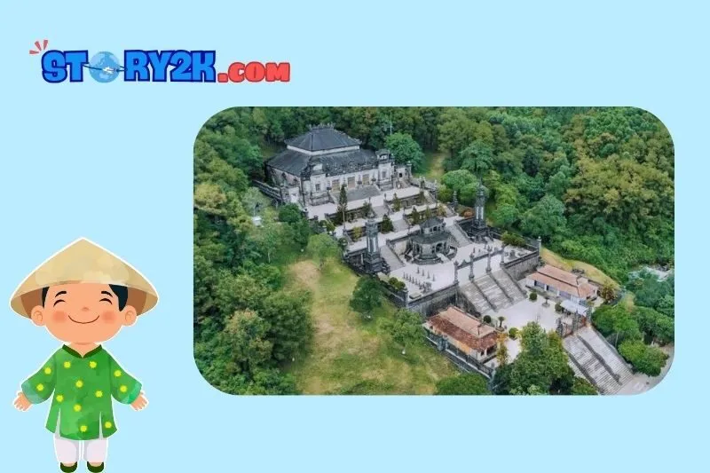 Các khu vực tham quan trong Lăng Khải Định Huế